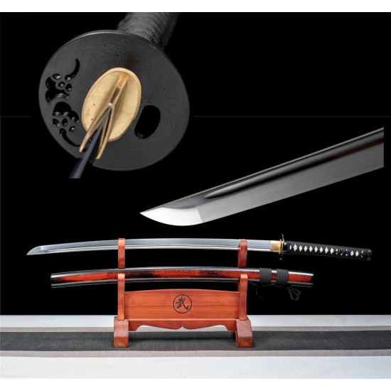 hand forged Japanese katana swords/functional/sharp/ 菊一/HW20