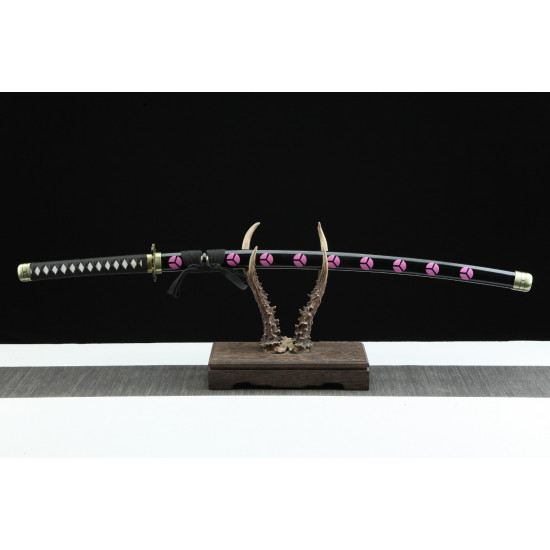 One Piece sword Handmade / Animation/anupdated  version/One piece/Black knife autumn water/黑刀秋水/LR48