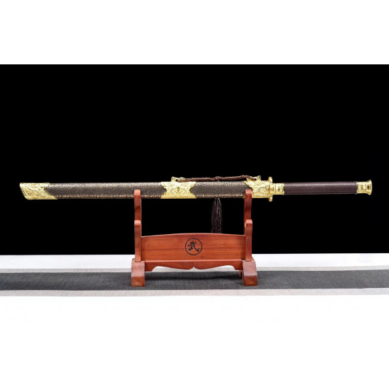 China Tang sword Handmade /functional/sharp/ 金鳞战刃/HH26