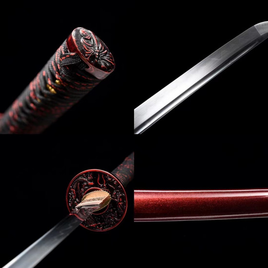 hand forged Japanese katana swords/functional/sharp/ 红颜武士/CC48