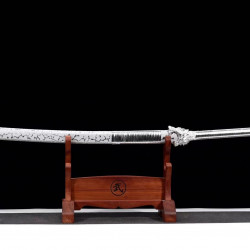 China sword Handmade /functional/sharp/ 雪狼弯刀/M05