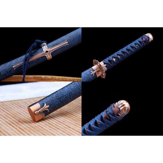 Masterpiece /hand forged Japanese katana swords/functional/sharp/ 毁灭者/SS11