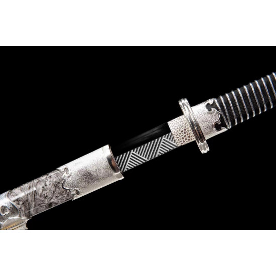 China Tang sword Handmade /functional/sharp/ 银羽/A53