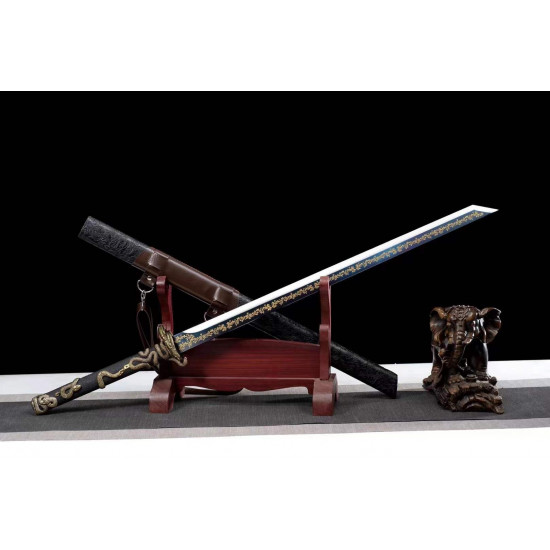 China sword Handmade /functional/sharp/ 魔蛇斩/Q4