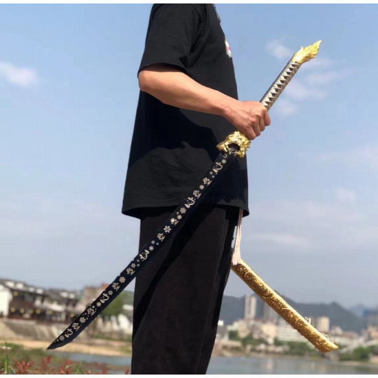 China sword Handmade /functional/sharp/ 金墩墩/X12