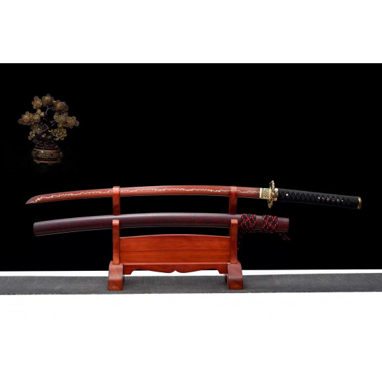 hand forged Japanese katana swords/functional/sharp/ 赤炼蛇/CC57