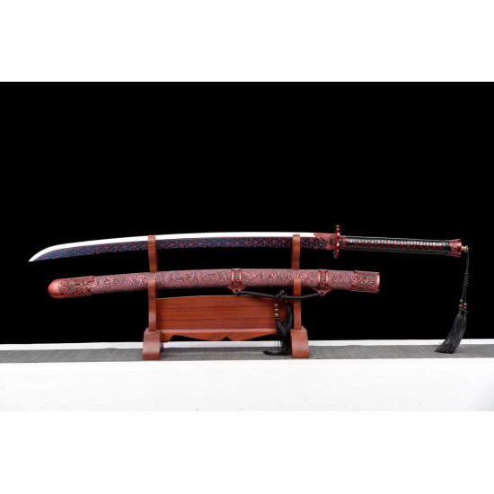 China sword Handmade /functional/sharp/ 红焰/T2