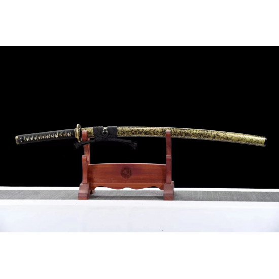 hand forged Japanese katana swords/functional/sharp/ 金碧辉煌/K18