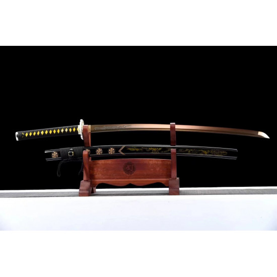 hand forged Japanese katana swords/functional/sharp/ 月下花影/K24