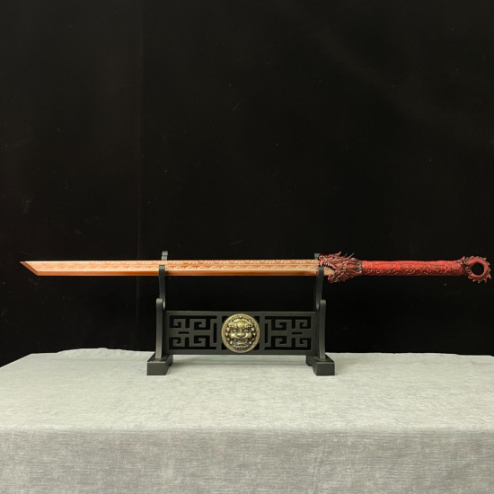 China sword Handmade /functional/sharp/ 红魔唐横刀/K26